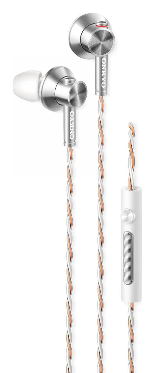 【中古】ONKYO カナル型イヤホン セミオープン/ハイレゾ音源対応/コントロールマイク付 ホワイト E700MW拍卖