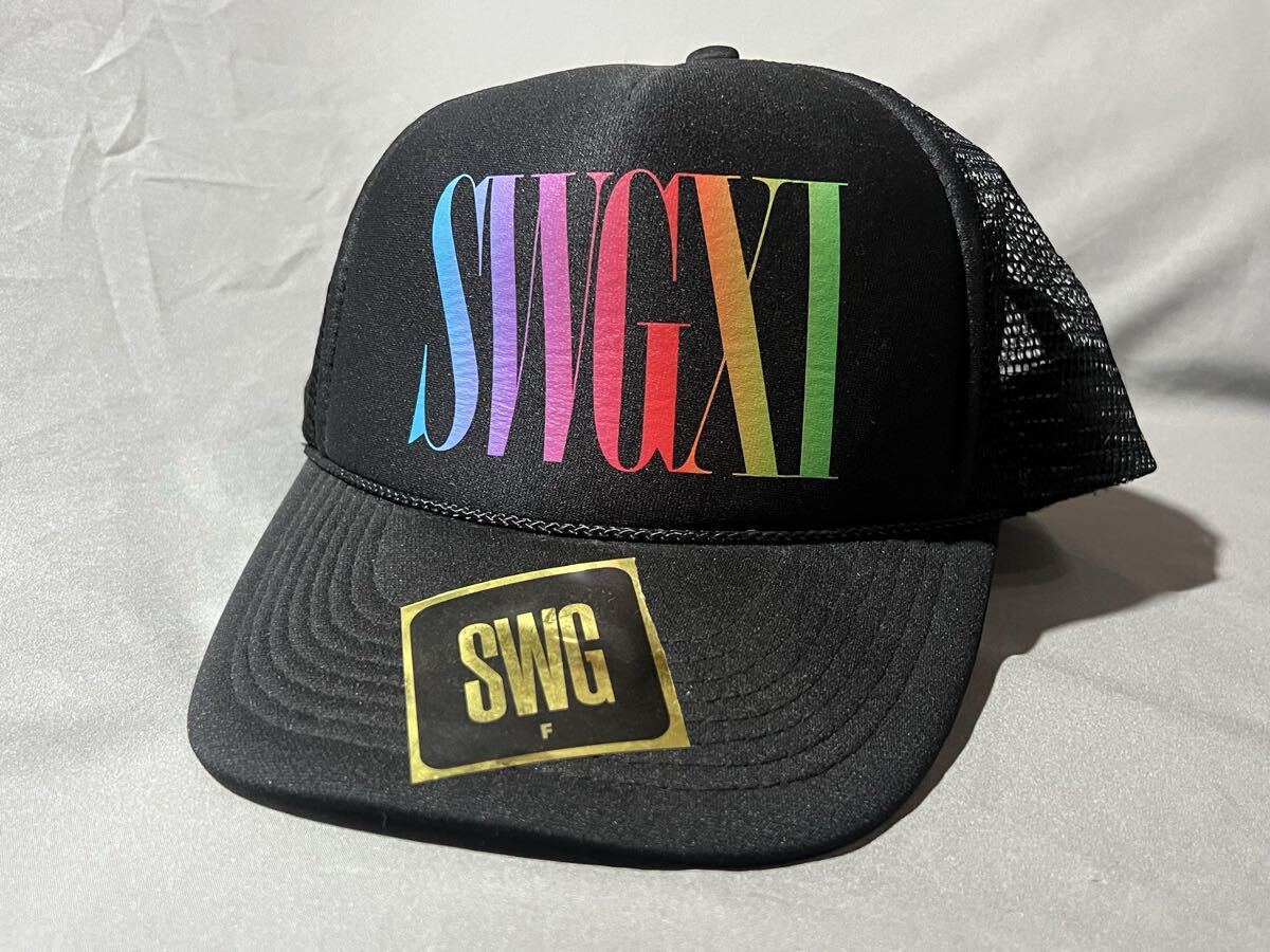 【送料無料】SWAGGER 11周年アニバーサリーメッシュキャップ 黒 拍卖