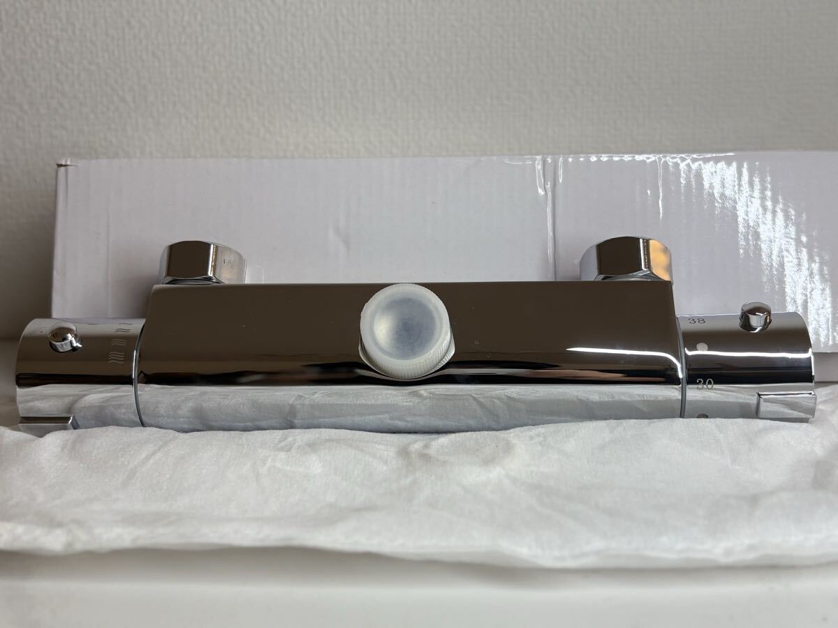 【未使用品】恒温混合水栓 水栓金具 キッチン/浴室用 混合水栓 寒冷地用 壁付サーモスタット拍卖