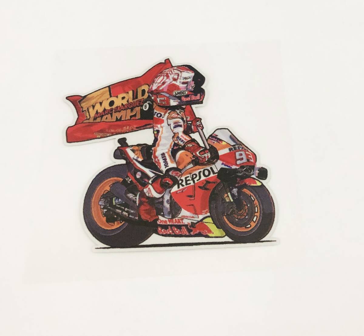 ST-107 MotoGP 93 Marc Marquez マルクマルケス 3M ステッカー 反射剤入り拍卖