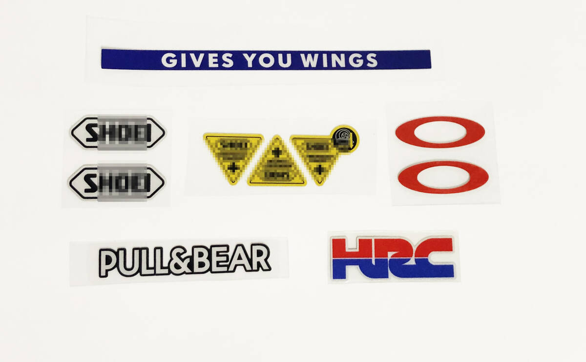 ST-109 MotoGP 93 Marc Marquez マルクマルケス ヘルメット シールド 3M ステッカー 10点セット 反射剤入り拍卖