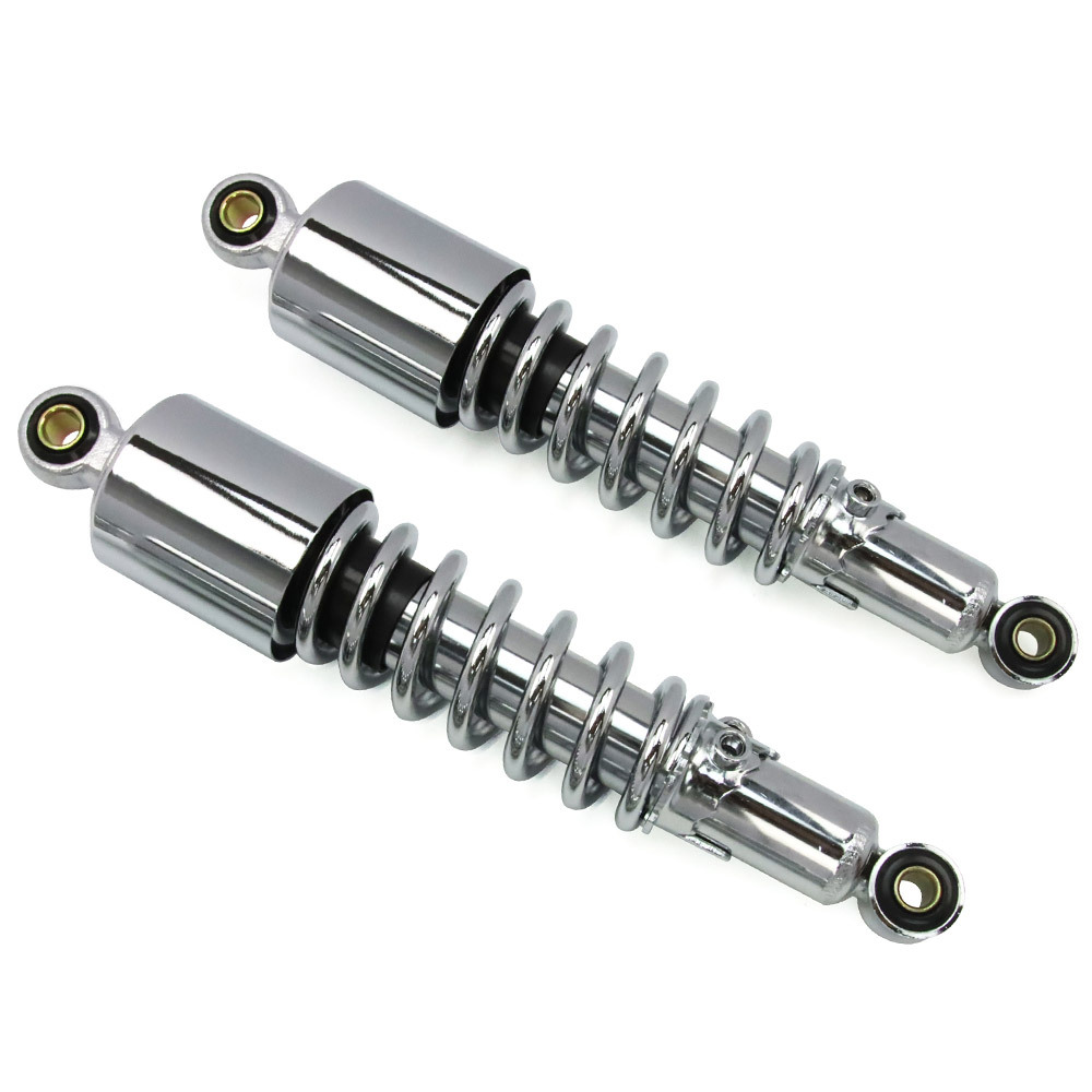 スズキ ボルティ-250 カワサキ エストレヤ250/RS/エリミネーター250V/LX用 メッキ リア サスペンション 左右セット拍卖