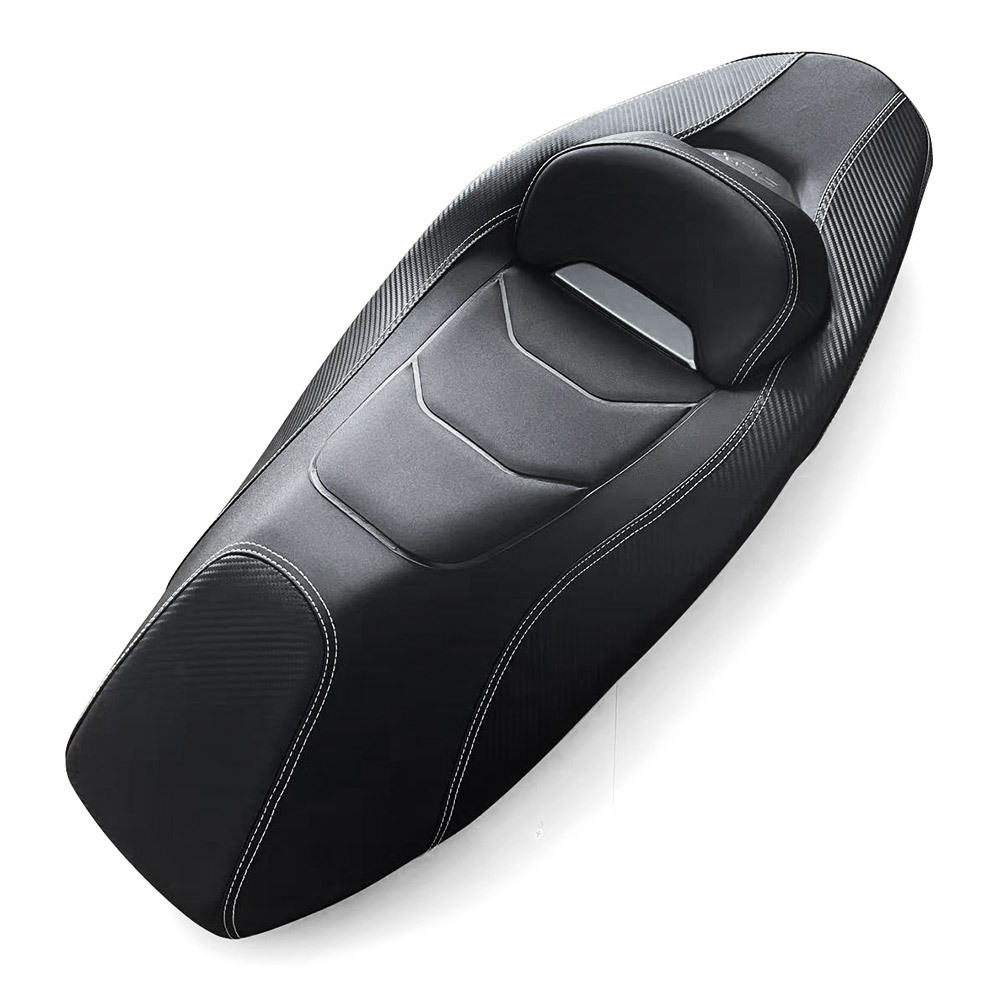 ホンダ PCX125/150/160(JF81/JF84/KF30/JK06/KF47)用 黒レザー調&カーボン調 カスタム シート完成品 純正サイズ拍卖