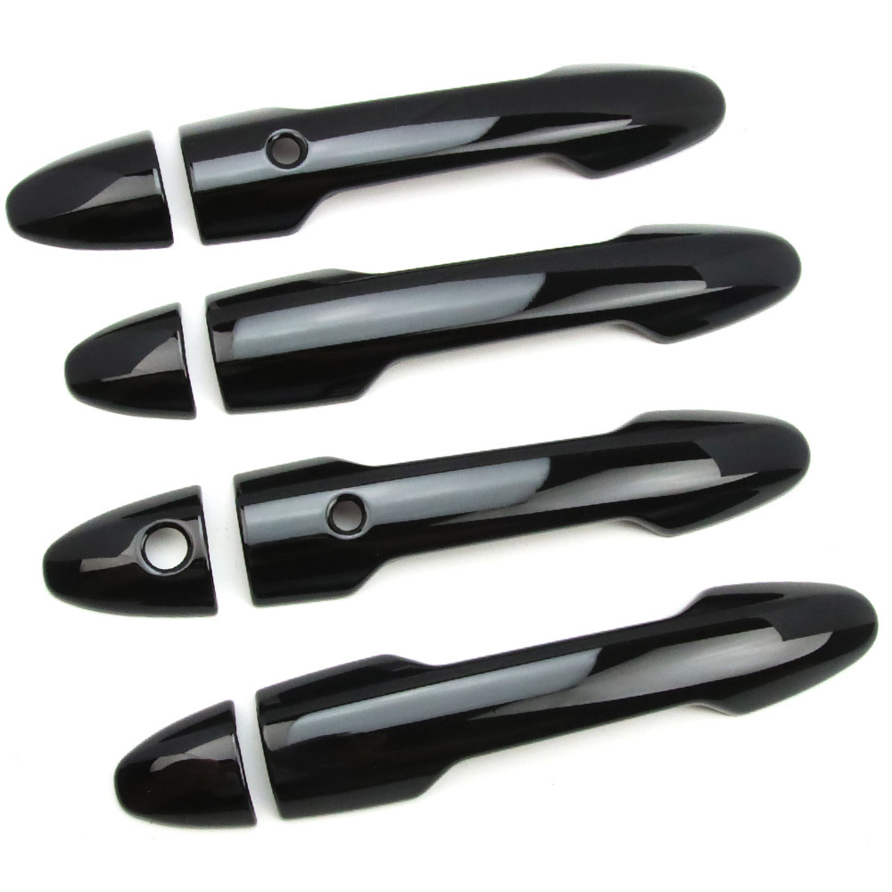 新型フリード GT系 ドアハンドルカバー 外装エアロパーツ パネル ピアノブラック拍卖