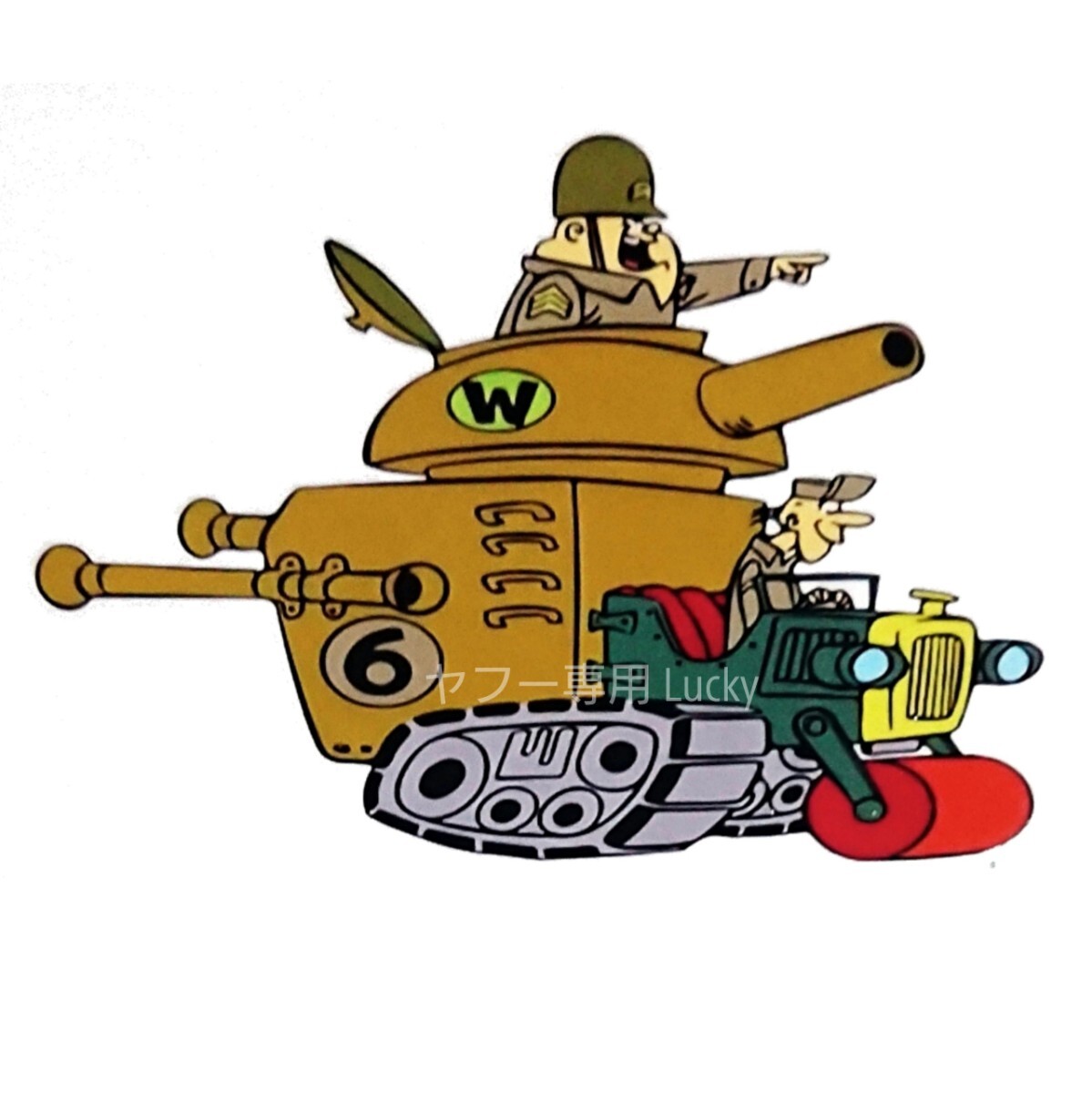 ヴィンテージ レトロ 転写 ステッカー 車 カッティングステッカー シール デカール Wacky Races チキチキマシン猛レース 装飾 luk851拍卖