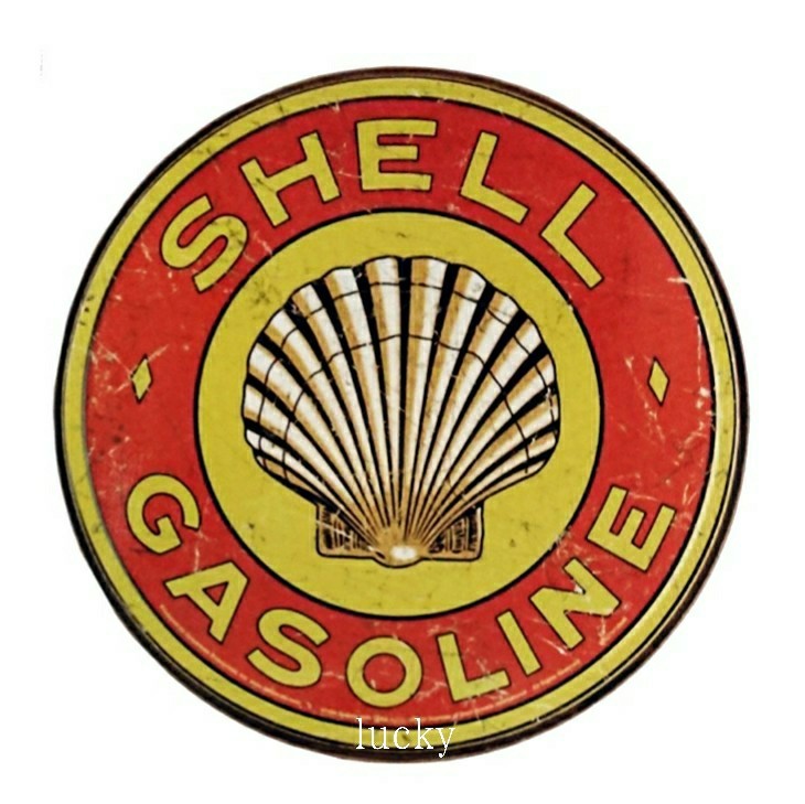ヴィンテージ レトロ 転写 ステッカー 車 カッティングステッカー シール シート デカール SHELL シェル オイル ガソリン装飾 luk354拍卖
