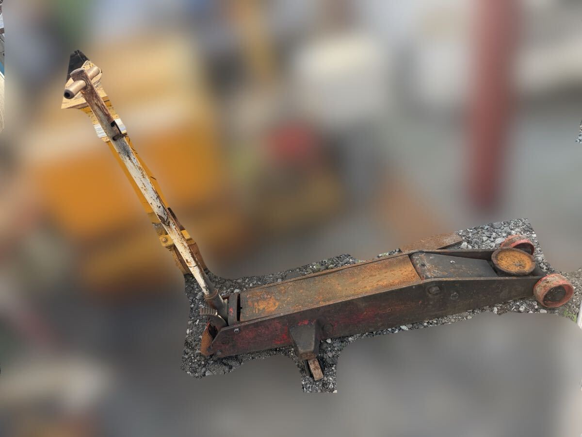 油圧 油圧フロアジャッキ ジャッキ 現状品 動作未確認 現状品 10トン 山形発 手渡し 着払い拍卖