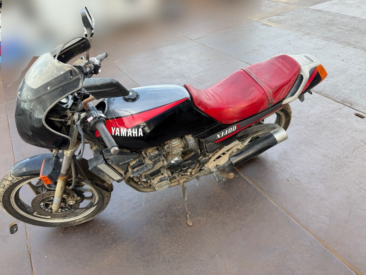 YAMAHA ヤマハ XJ400Z 動作未確認 タンクサビなし バイク 鍵あり 書類なし 動画あり 現状品 手渡し 着払い 当時物 コレクション 当時物拍卖