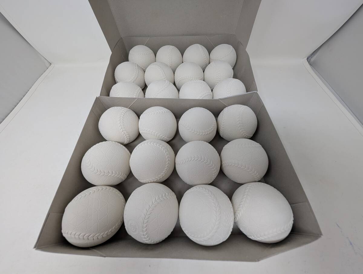 1 訳あり美品★未使用品★在庫処分★お買得 練習球ナイガイ軟式C球 2ダース 球数の多く使う練習にもおすすめです拍卖