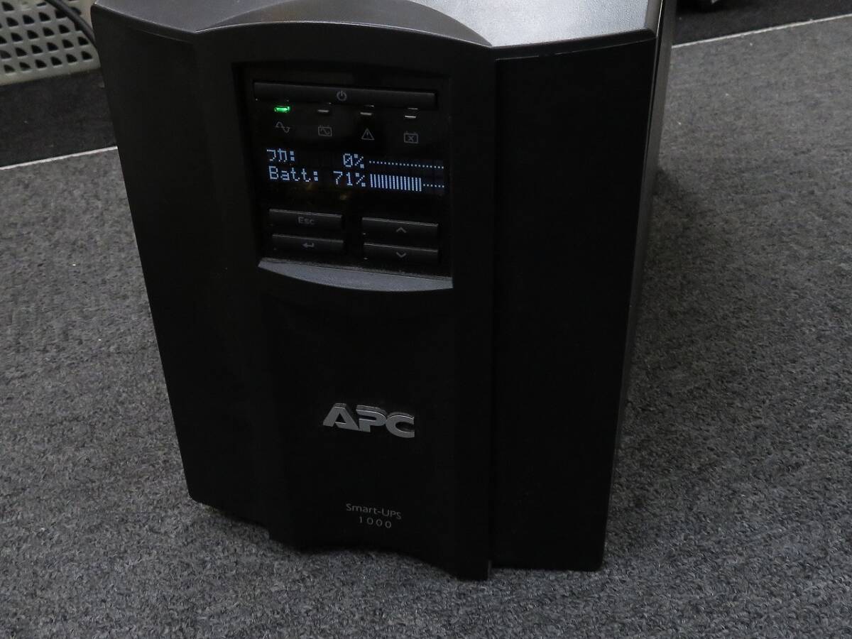 APC Smart-UPS 1000 無停電電源装置 SMT1000J UPS 動作品拍卖