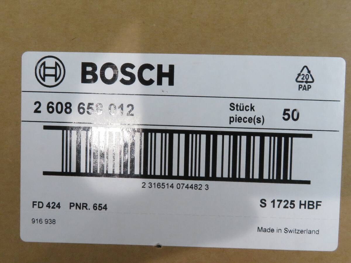 未使用 BOSCH セーバーソーブレード 替刃 S1725HBF 5枚×50セット アサダ 日立 マキタ ボッシュ hikoki拍卖