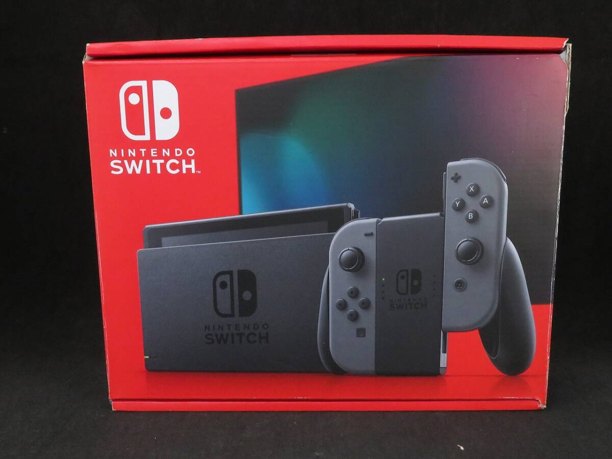 Nintendo Switch 本体 Joy-Con(L/R)グレー 液晶・バッテリー強化版 動作確認済 任天堂 ニンテンドースイッチ拍卖