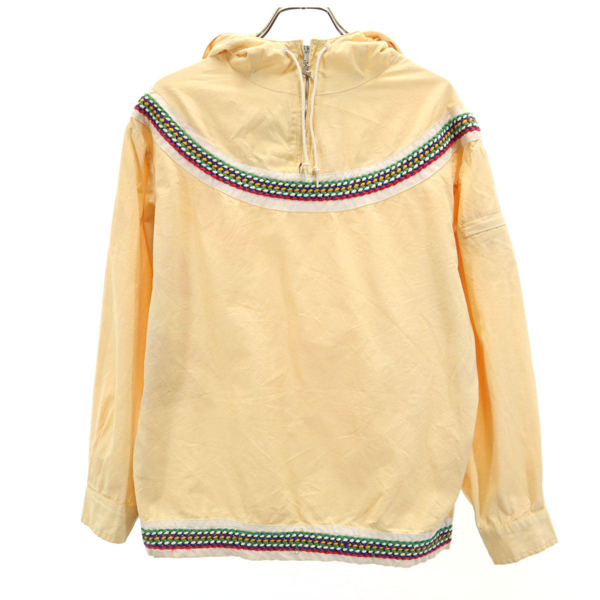 White Stag 70s ヴィンテージ 長袖 ハーフジップ パーカー クリーム プルオーバー レディース拍卖