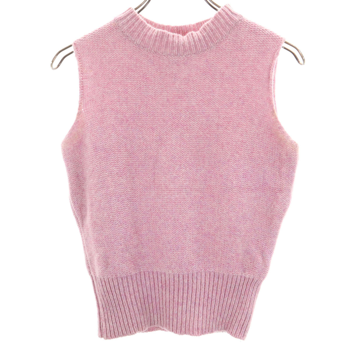 MARTIN MARGIELA マルタンマルジェラ イタリア製 ノースリーブ ニット S パープル系 レディース拍卖