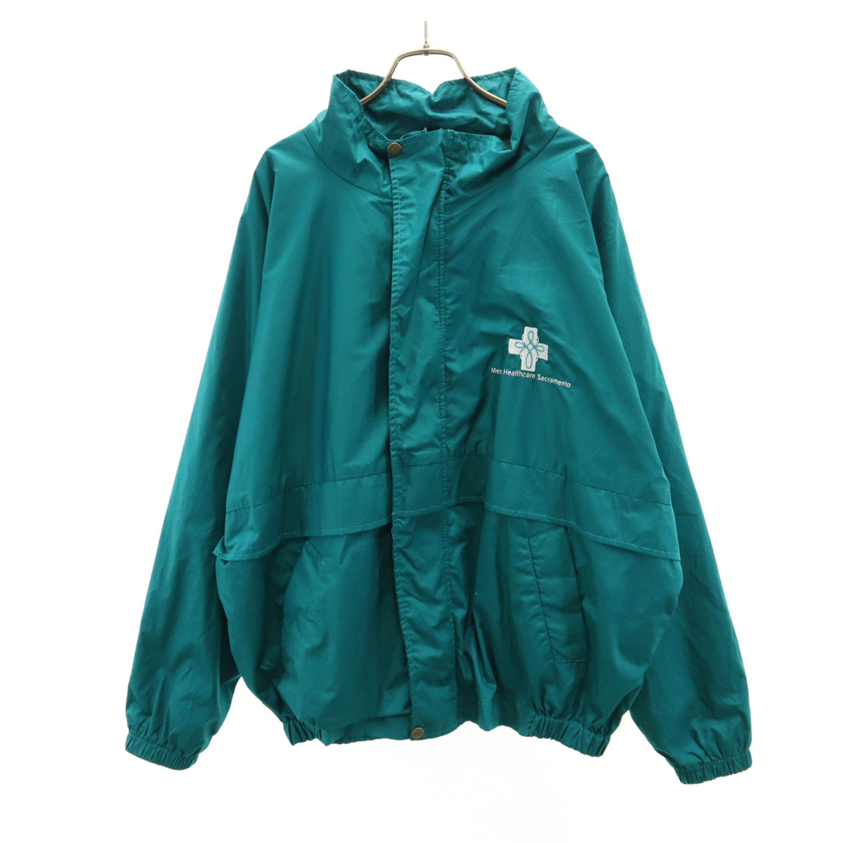 Four Seasons フォーシーズンズ 90s USA製 オールド ブルゾン XL グリーン系 メンズ拍卖