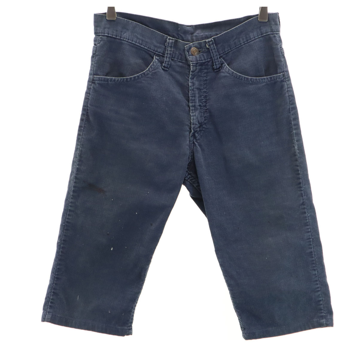 Levi's リーバイス 80s ヴィンテージ 42タロン コーデュロイ ハーフパンツ W29 ネイビー メンズ拍卖