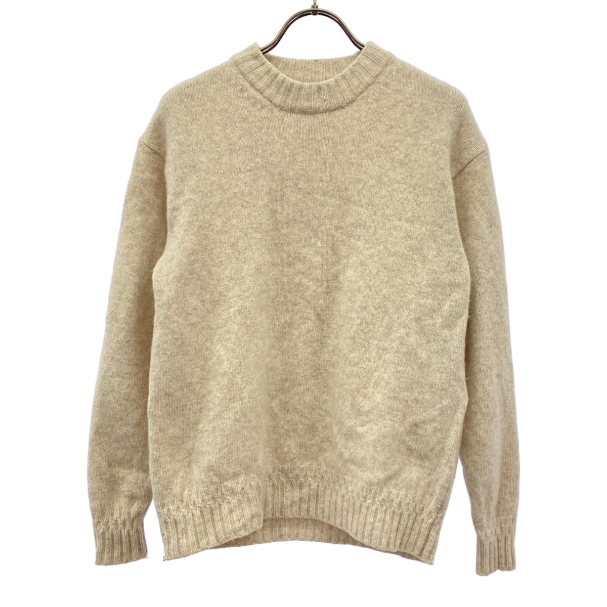 green label relaxing グリーンレーベルリラクシング ハミルトンウール 長袖 モックネック セーター レディース拍卖