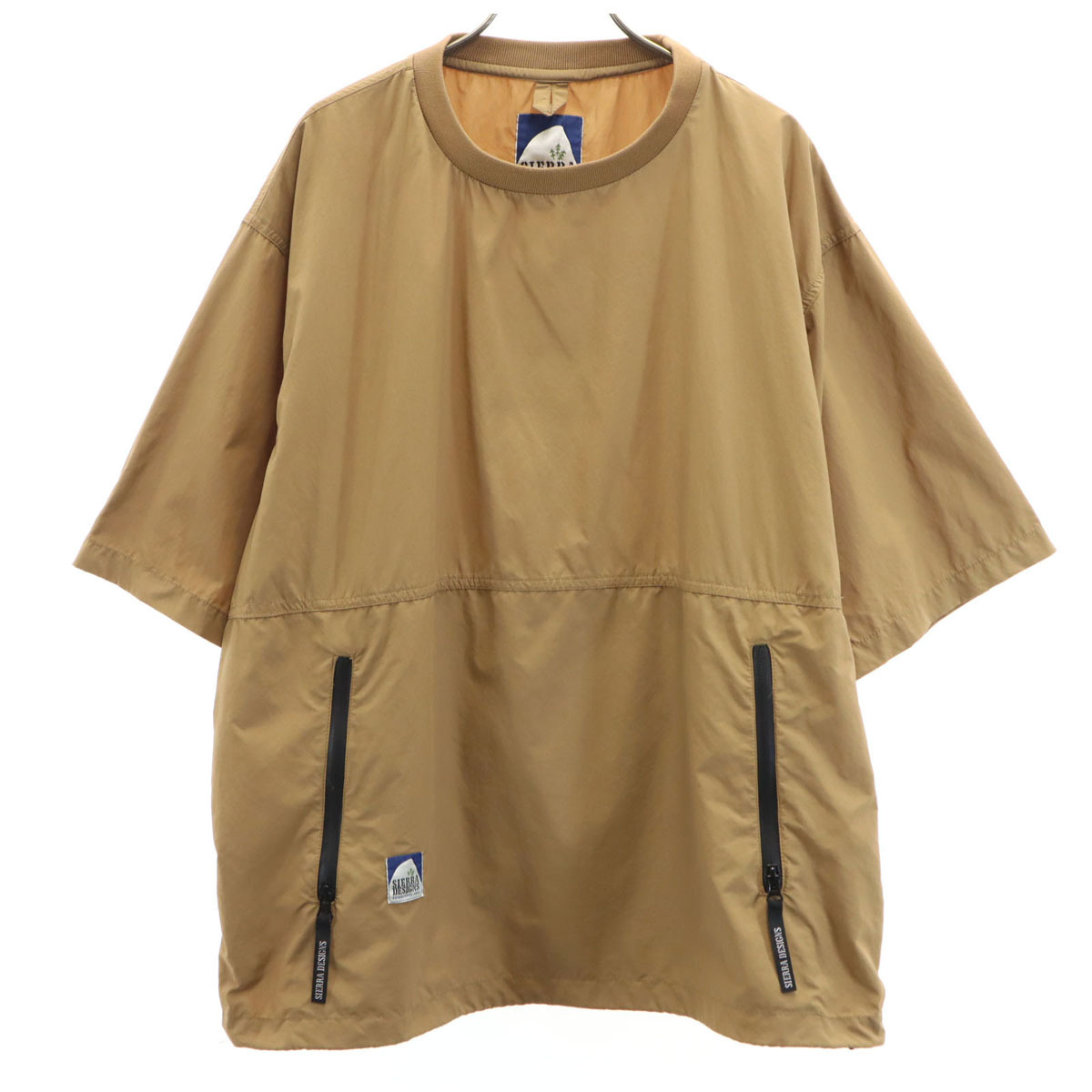 SIERRA DESIGNS シエラデザインズ JOURNAL STANDARD relume ジャーナルスタンダードレリューム 半袖 シャツ L ベージュ系 メンズ拍卖