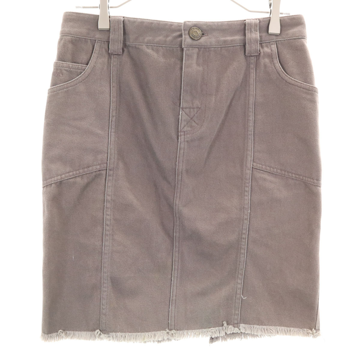 MARC JACOBS マークジェイコブス ミディ丈 タイトスカート 6 ブラウン レディース拍卖