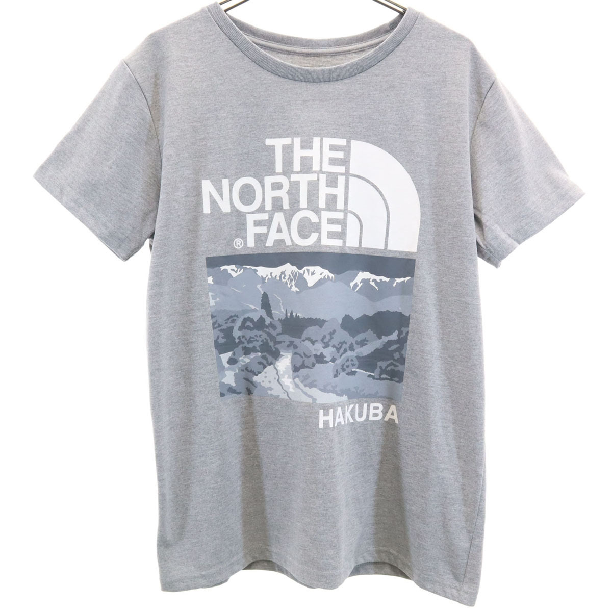 THE NORTH FACE ノースフェイス 半袖 Tシャツ L グレー NTW3190Y アウトドア レディース拍卖