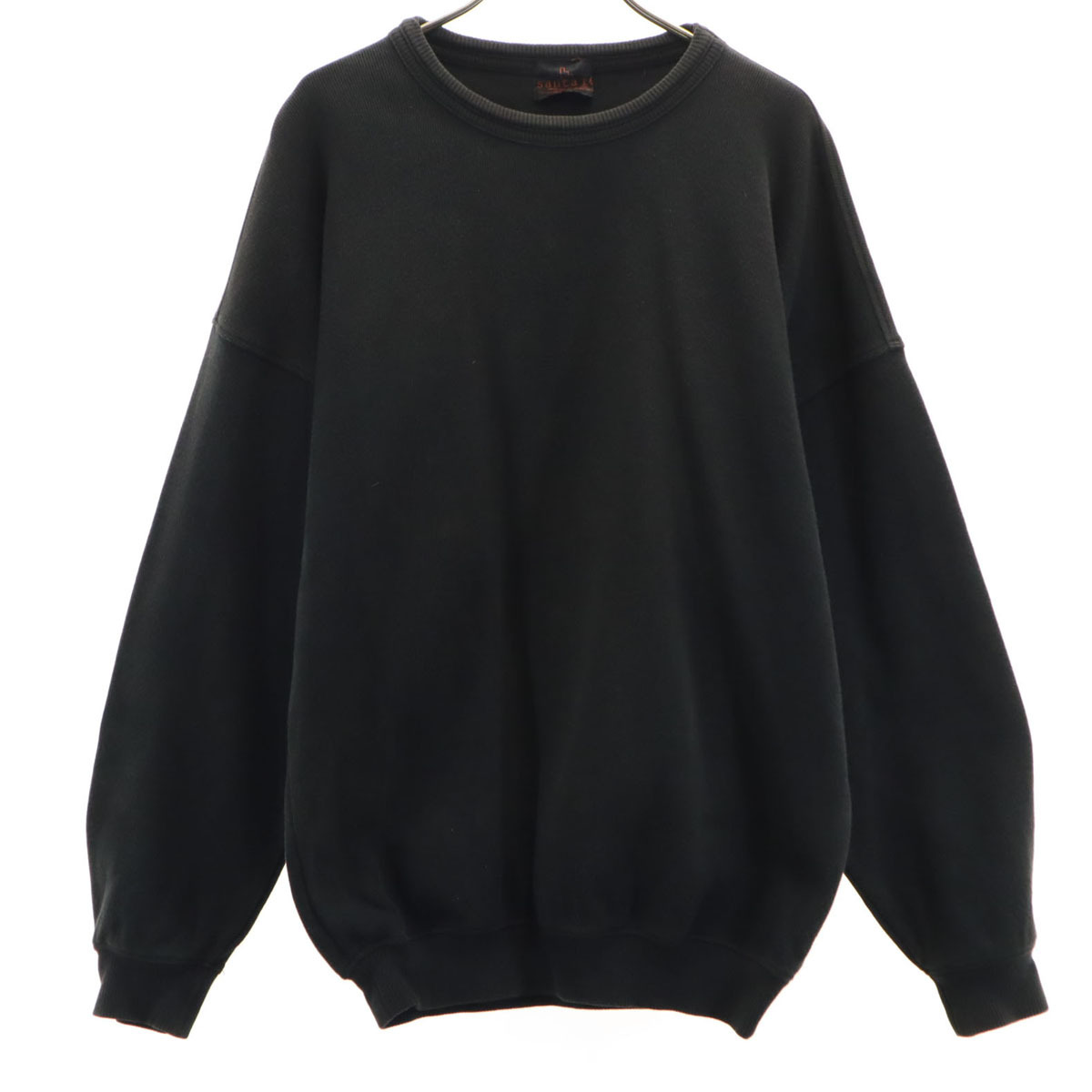 santa fe サンタフェ 90s 日本製 オールド バック刺繍 長袖 スウェット トレーナー 5 黒 メンズ拍卖