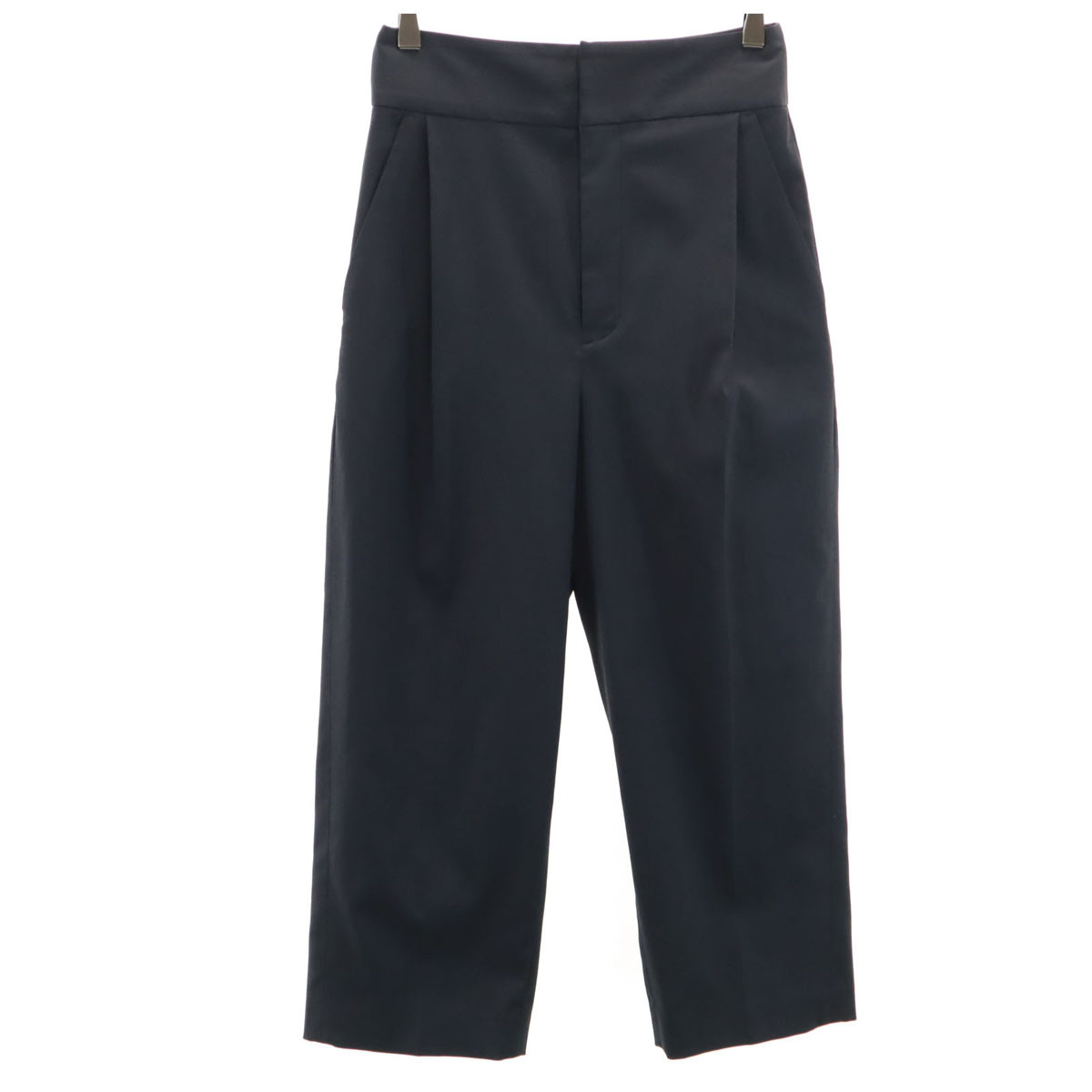 BEAUTY&YOUTH UNITED ARROWS ビューティーアンドユース ユナイテッドアローズ 日本製 タック アンクルパンツ M チャコール レディース拍卖