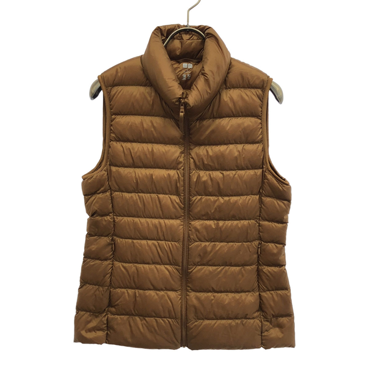 UNIQLO ユニクロ ウルトラライト ダウンベスト M ブラウン レディース拍卖