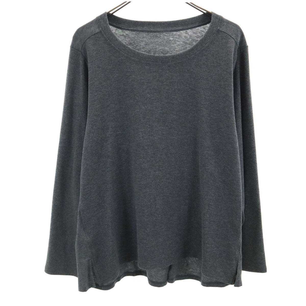 未使用 Eddie Bauer エディバウアー 長袖 カットソー PXL グレー ロンT アウトドア レディース拍卖