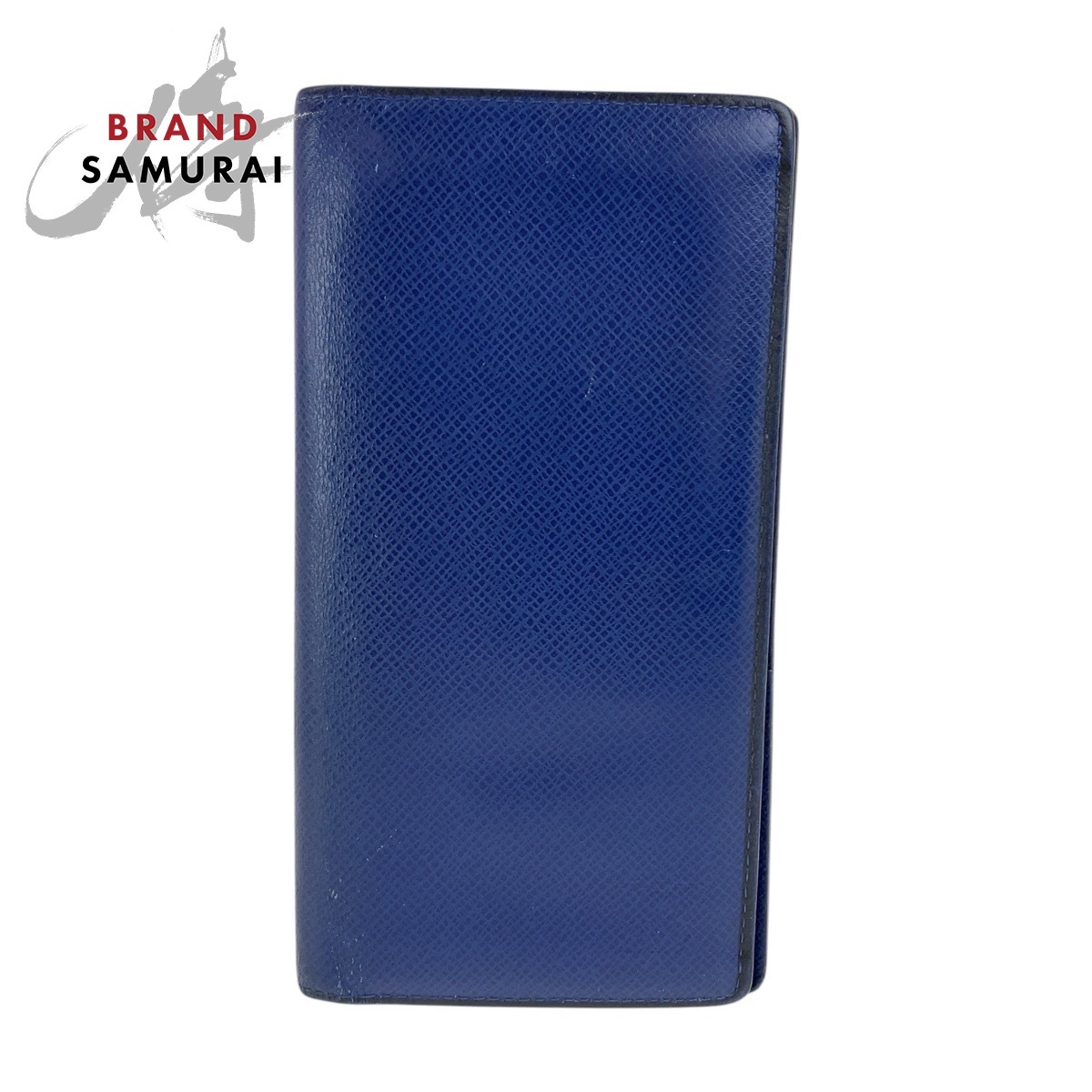 LOUIS VUITTON ルイヴィトン タイガ ポルトフォイユ ブラザ ネイビー シルバー金具 レザー M30559 長財布 ロングウォレット メンズ 505258拍卖