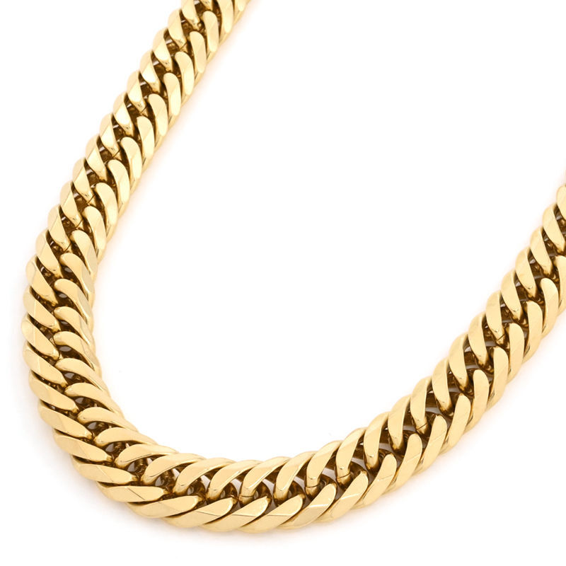 喜平ネックレス 6面ダブル 60cm 258.6g K18YG K18 イエローゴールド キヘイネックレス 中古 送料無料拍卖