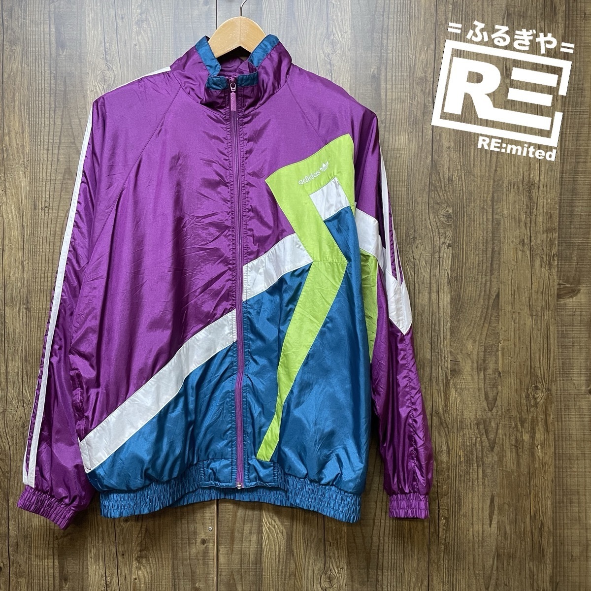 M adidas アディダス ナイロンジャケット 4514拍卖