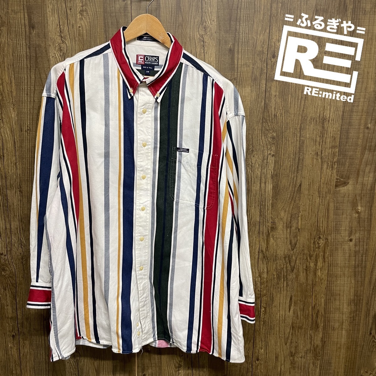 2XB CHAPS チャップス ラルフローレン 長袖シャツ 4084拍卖