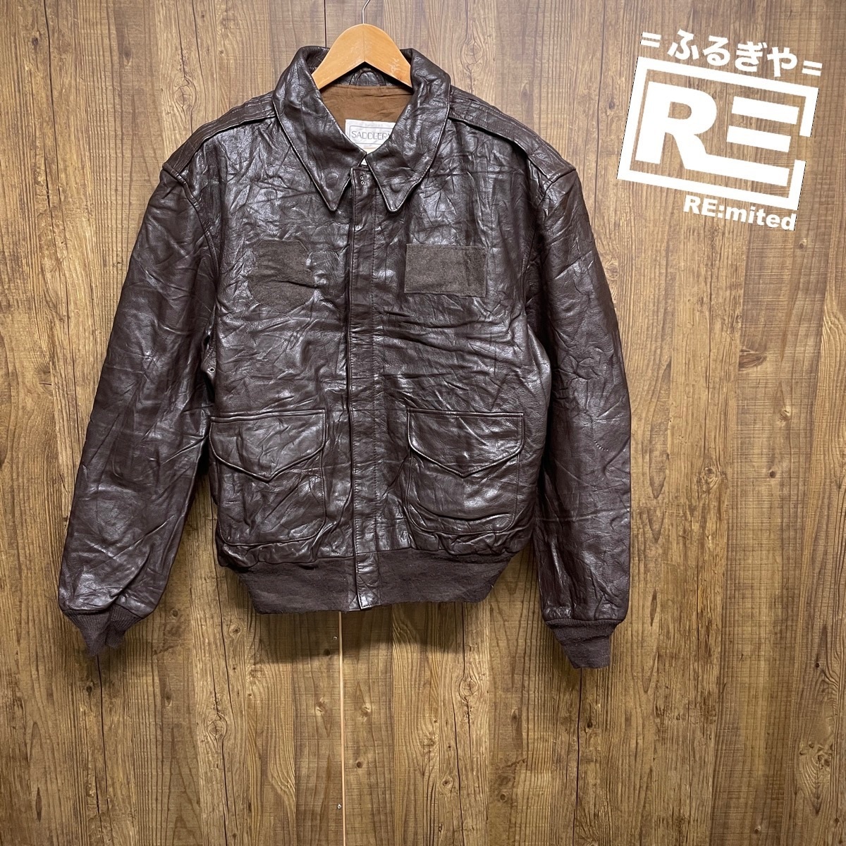 44L SADDLERY サドラーリー U.S.A.F. A-2フライトジャケット 3518拍卖