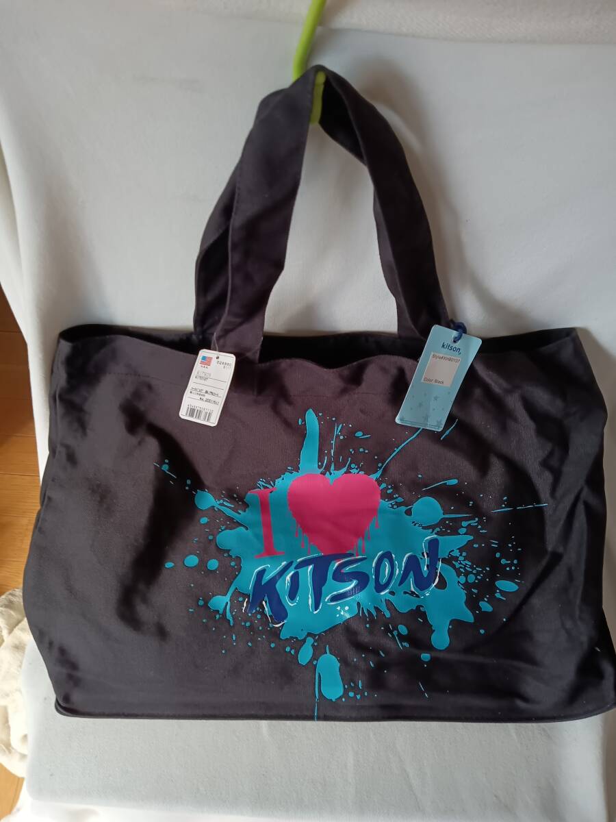 kitson キットソン トートバッグ トート かばん 黒 ブラック 拍卖
