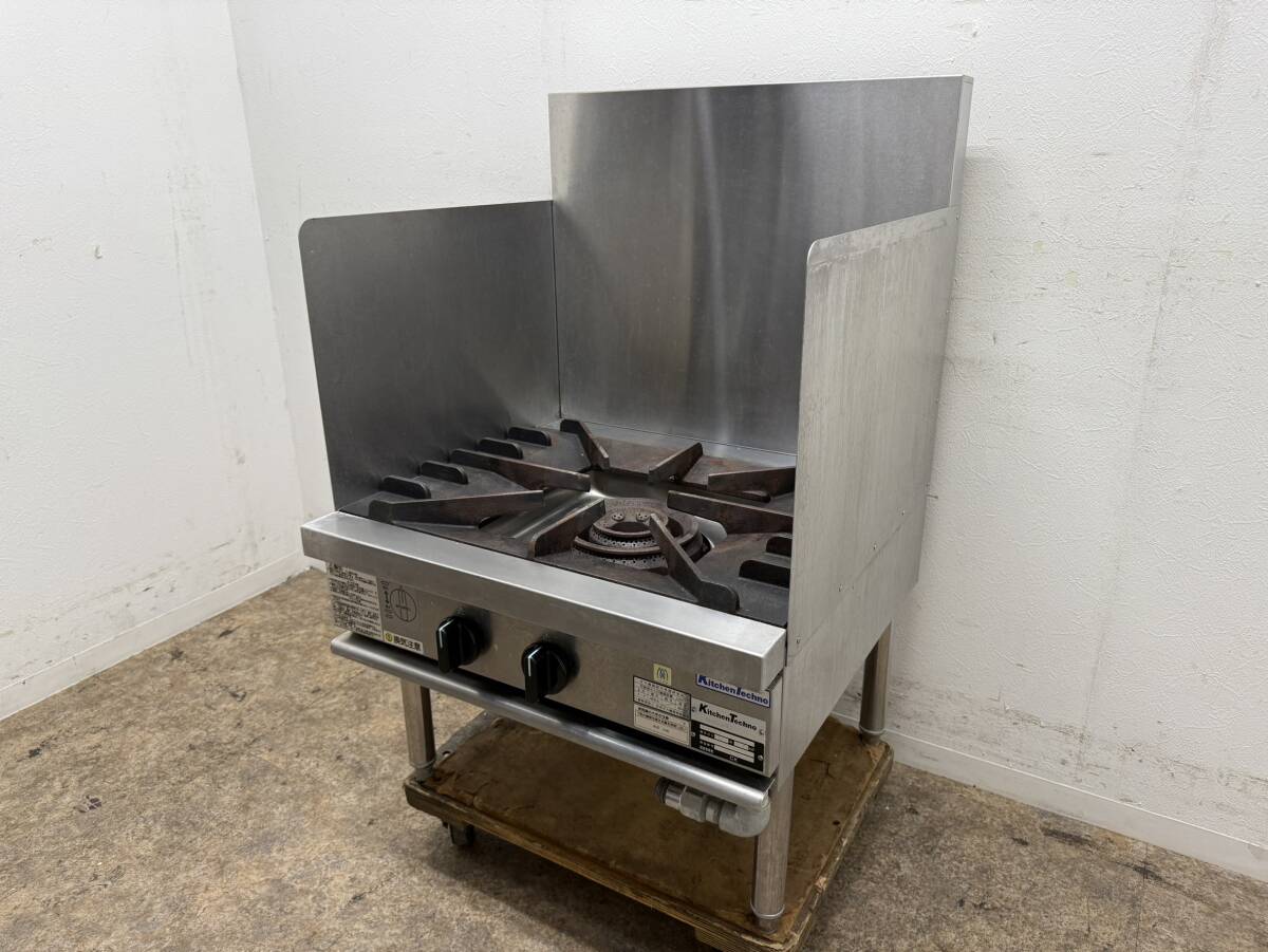 コメットカトウ 業務用 ガスローレンジ ガスコンロ 2021年製 都市ガス 厨房 飲食店 TK-XY-660L2拍卖