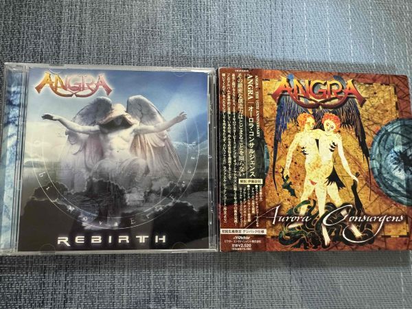 ANGRAアングラ オリジナルアルバムCD2枚セット「REBIRTH」「Aurora Consurgens」エドゥファラスキ拍卖