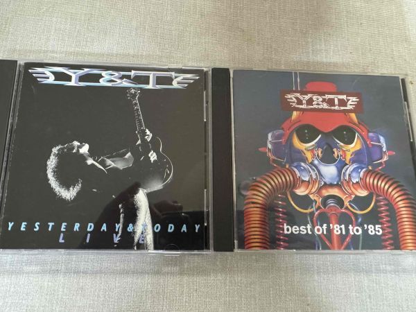 Y&T YESTERDAY&TODAYイエスタディアンドトゥデイ BEST&LIVEアルバムCD2枚セット「YESTERDAY & TODAY LIVE」「best of '81 to '85」拍卖
