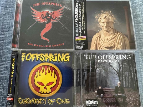 THE OFFSPRINGザ・オフスプリング オリジナルアルバムCD4枚セット DAYS GO BY/RISE AND FALL,RAGE AND GRACE/CONSPIRACY OF ONE/SPLINTER拍卖