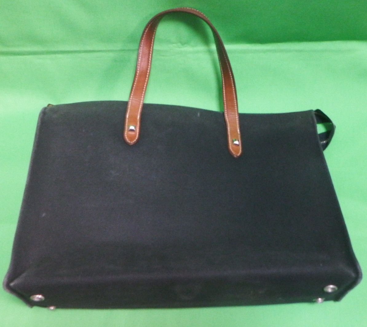 セカスト購入品 エルメス キャンバス トートバッグ 無地 バッグ ビジネスバッグ ハンドバッグ 正規品拍卖