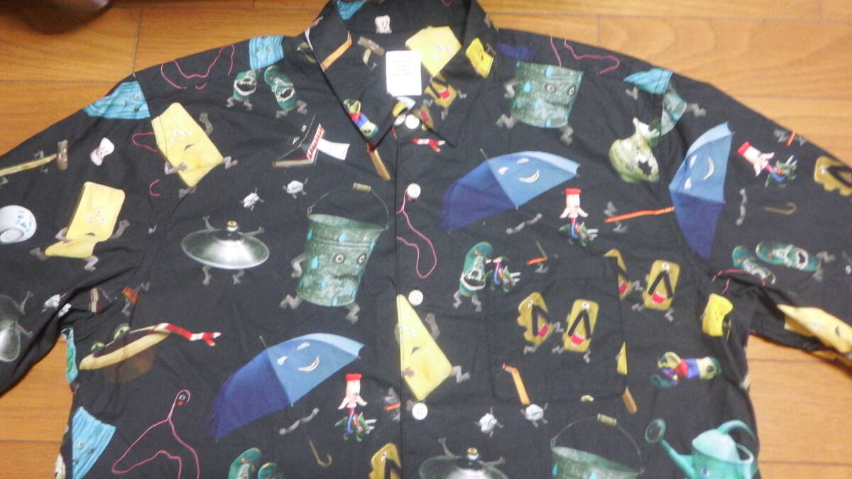 グラニフ TUPERA TUPERA コラボ 総柄 半袖 シャツ Lサイズ アロハシャツ graniph拍卖