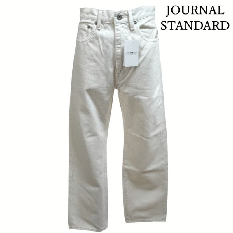 ジャーナルスタンダード JOURNAL STANDARD  レディース ハイライズストレートジーンズ ハイウエスト ホワイトデニム 白 36拍卖