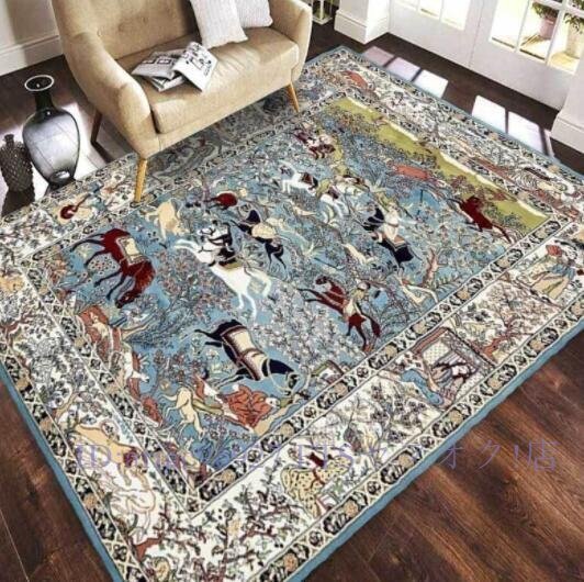 ★新品ラグ カーペット ラグマット 160*230cm ベッドルーム用絨毯 玄関マット/ウィルトン/滑り止め付拍卖