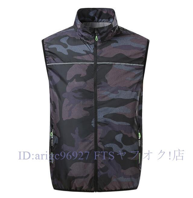 ★新品【24V超高出力】空調作業服 ファン付き ベスト 30000MAh大容量バッテリー付属 ベスト ファン付き作業服 薄型 迷彩 L拍卖