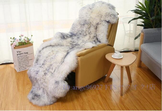 ★新品ムートン高級贅沢 メリノ種羊 天然ムートン100%ラグマット ムートンラグ2p70*200cmムートンフリース ファー マット拍卖
