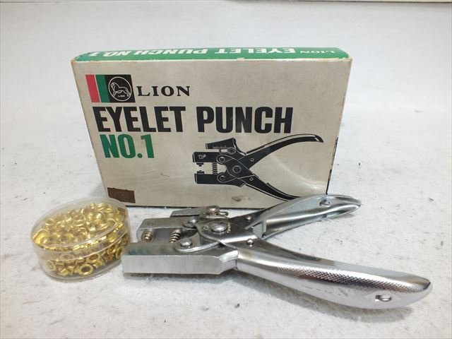 ★ LION ライオン ハトメパンチ 工具 中古 現状品 250705K2693拍卖