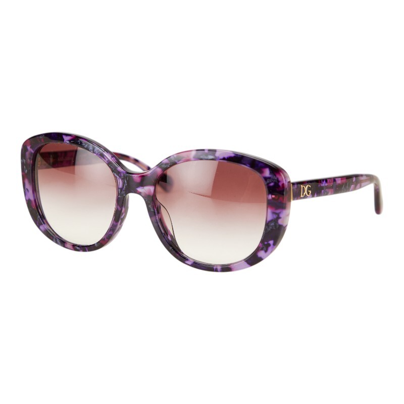 ドルチェアンドガッバーナ サングラス DG4248F パープル プラスチック レディース DOLCE&GABBANA 【中古】拍卖