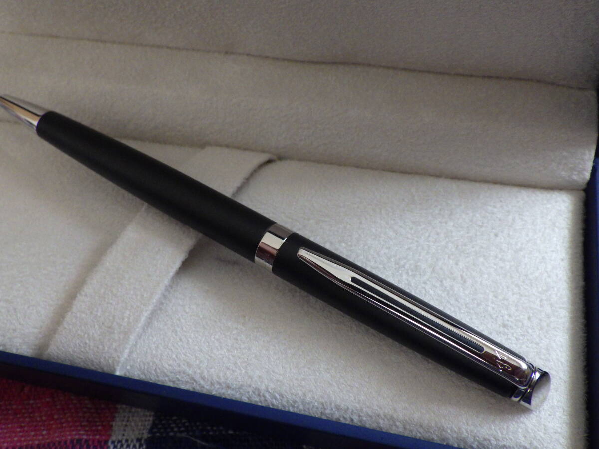 未使用 フランス製 WATERMAN/ウォーターマン ボールペン メトロポリタン エッセンシャル マットブラック拍卖