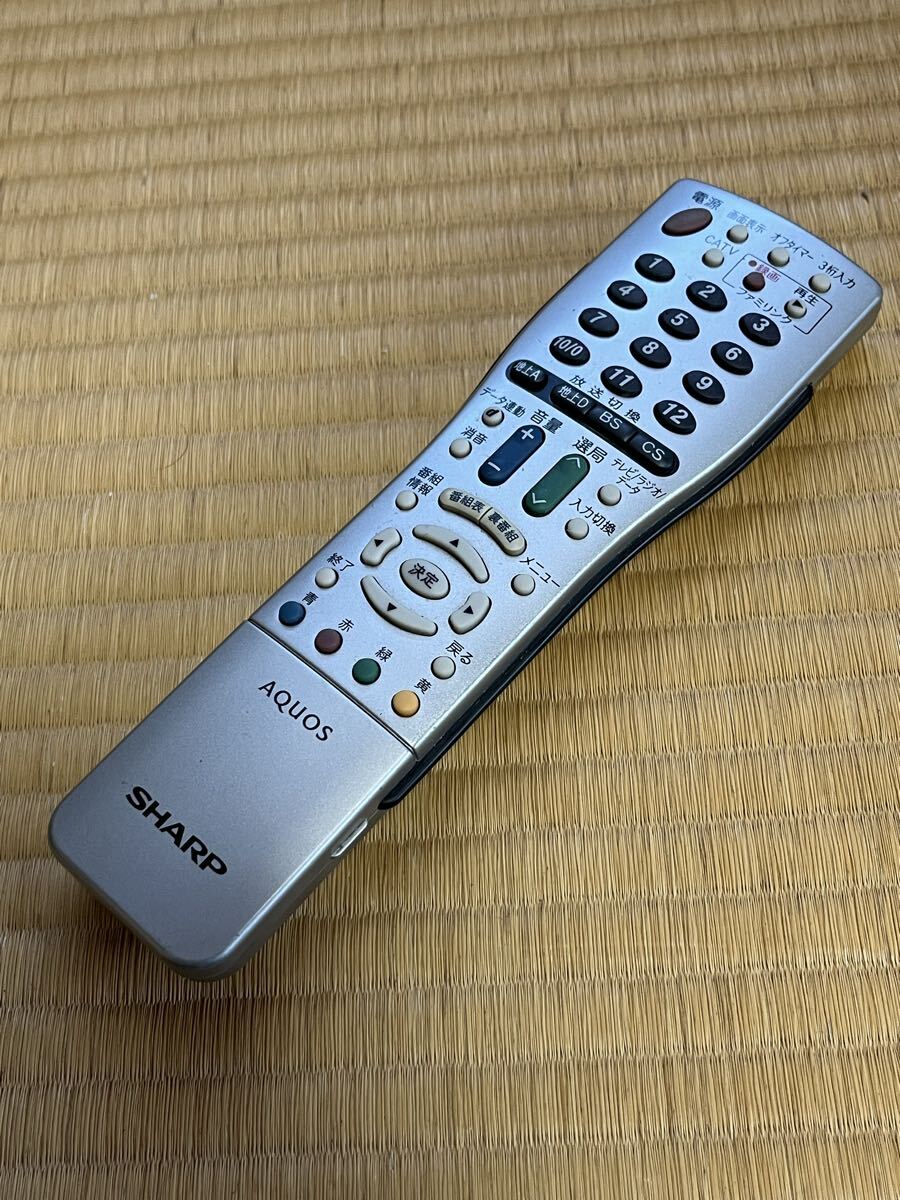 SHARP(シャープ)LC-32D30液晶テレビ用リモコン拍卖