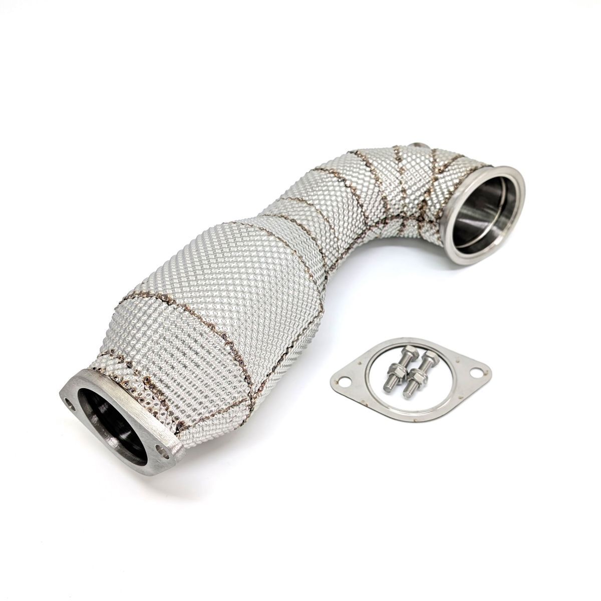 馬力アップ! ABARTH FIAT 500 595 695 スポーツキャタライザー ダウンパイプ ギャレットターボ車用 ナガホリレーシング 触媒 マフラー拍卖