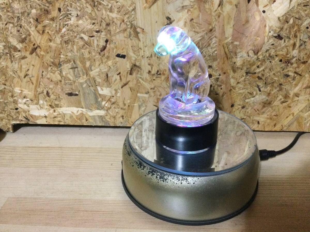 ビクター victor 犬 ニッパー クリスタル ガラス 当時物 レア レトロ 昭和 アンティーク 置物 希少 インテリア オブジェ拍卖